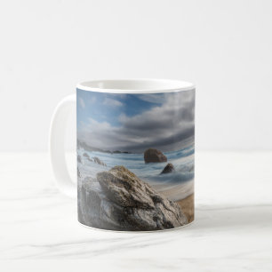 Küstenlinie Stormy Big Sur, Kalifornien Kaffeetasse