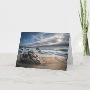 Küstenlinie   Stormy Big Sur, Kalifornien Karte