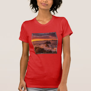 Küstenlinie   Sunset Pacific Grove Carmel Californ T-Shirt