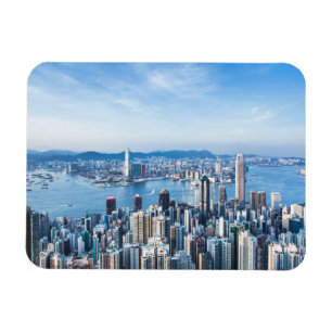 Küstenlinie   Tsim Sha Tsu, Hong Kong Island, Asie Magnet