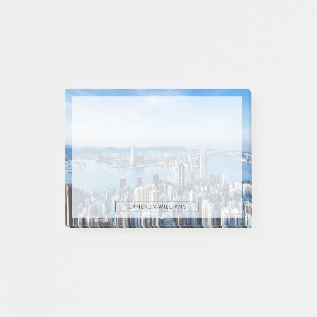 Küstenlinie | Tsim Sha Tsu, Hong Kong Island, Asie Post-it Klebezettel (Vorderseite)