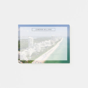 Küstenlinie   Urban Beach, Miami, Florida Post-it Klebezettel