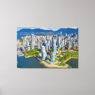 Küstenlinie   Vancouver, British Columbia, Kanada Leinwanddruck