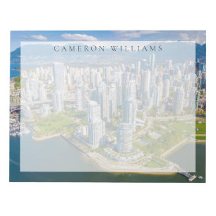 Küstenlinie   Vancouver, British Columbia, Kanada Notizblock