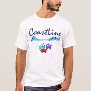 Küstenlinien-Band-Logo T-Shirt