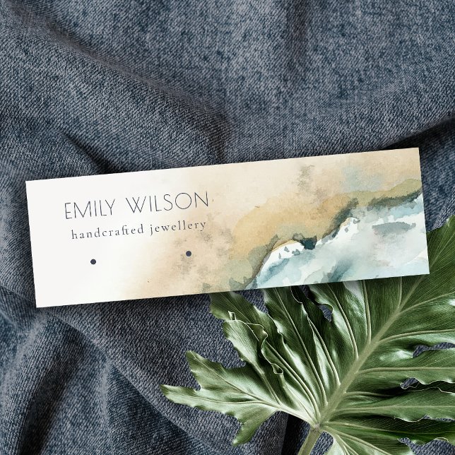 Küstenmeere - Sandstrand-Erd-Anzeige Mini Visitenkarte (Von Creator hochgeladen)