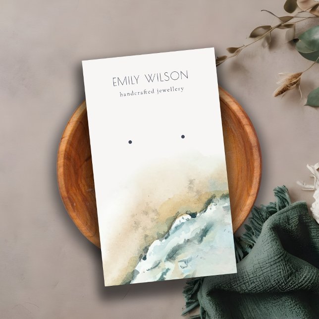 Küstenmeere - Sandstrand-Erd-Anzeige Visitenkarte (Von Creator hochgeladen)