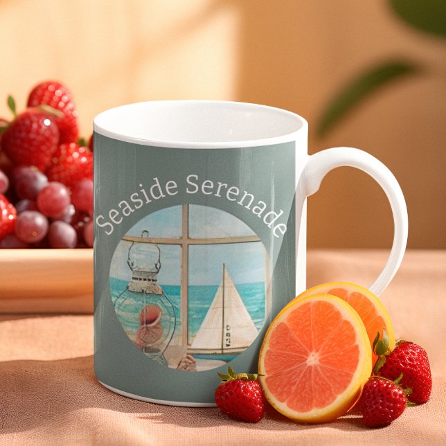 Küstenmelody Seaside Serenade Kaffeetasse (Von Creator hochgeladen)