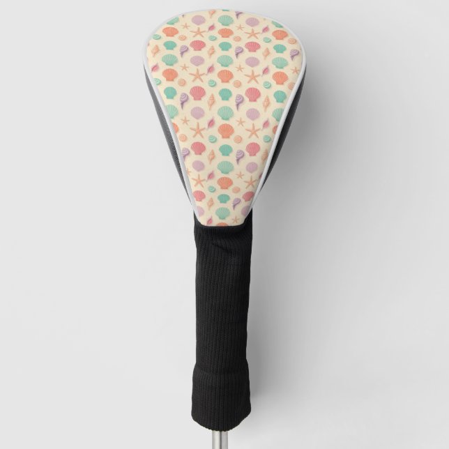 Küstenmuschel-Muster Golf Headcover (Vorderseite)