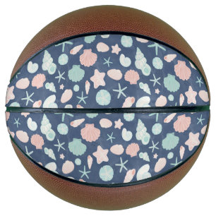 Küstenmuscheln Strand & Ozean Design Basketball