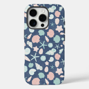 Küstenmuscheln Strand & Ozean Design iPhone 16 Pro Hülle