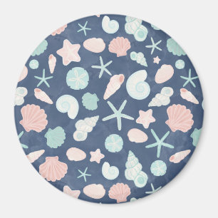 Küstenmuscheln Strand & Ozean Design Magnet