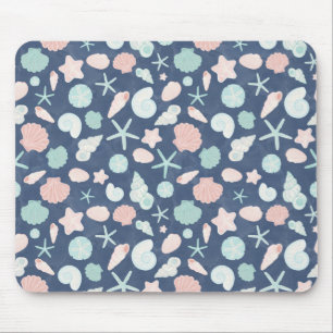 Küstenmuscheln Strand & Ozean Design Mousepad