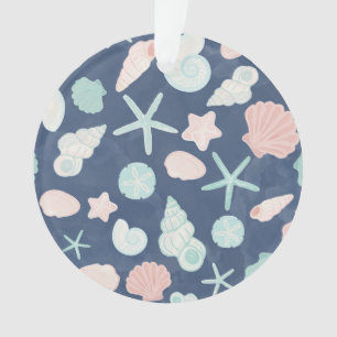 Küstenmuscheln Strand & Ozean Design Ornament