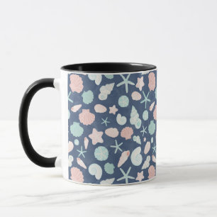Küstenmuscheln Strand & Ozean Design Tasse