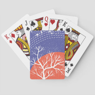 Küstennahes amerikanisches Korallenriff Spielkarten