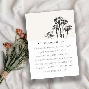 Küstenpalmenbaum Skizzenbücher für Baby Shower Begleitkarte