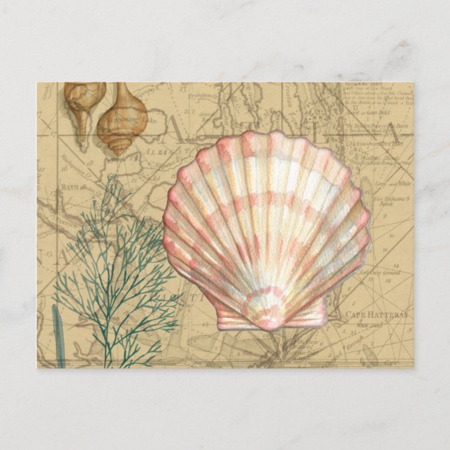 Küstenplan Postkarte (Vorderseite)