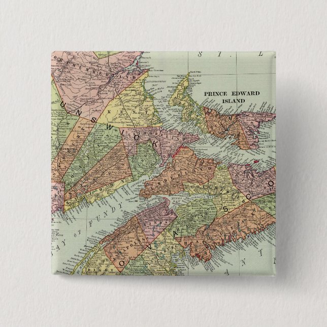 Küstenprovinzen Kanadas Button (Vorderseite)