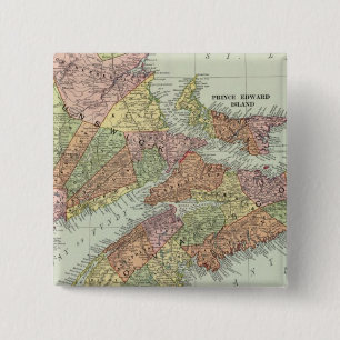 Küstenprovinzen Kanadas Button