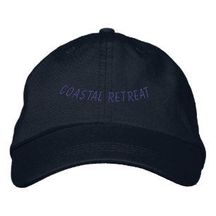 KÜSTENREFUGIUM Strandurlaub Casual Wear-Hut passt Bestickte Baseballkappe