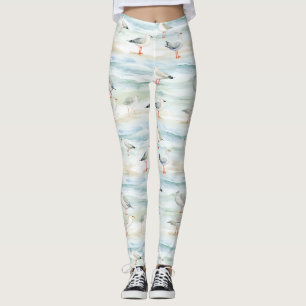 Küstenregenpfeifer-Ufer-Muster (6) Leggings