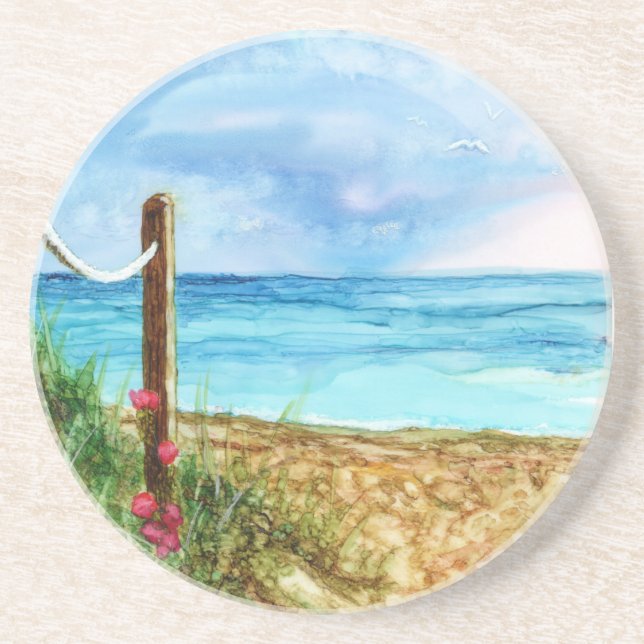 Küstensandstone-Untersetzer Getränkeuntersetzer (Vorne)