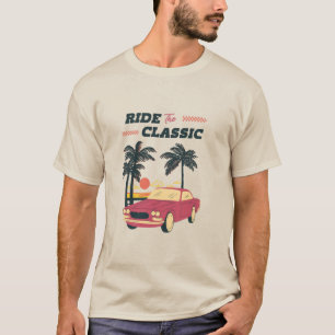 Küstenschifffahrt' - Retro-Fahrt am Strand T-Shirt