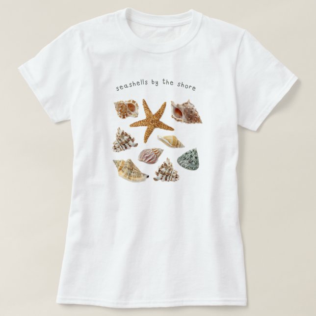 Küstenschnecken Ästhetik T-Shirt (Design vorne)