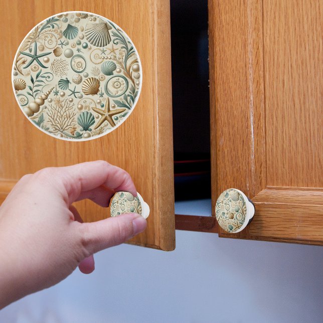 Küstenseashells Keramikknauf (Von Creator hochgeladen)
