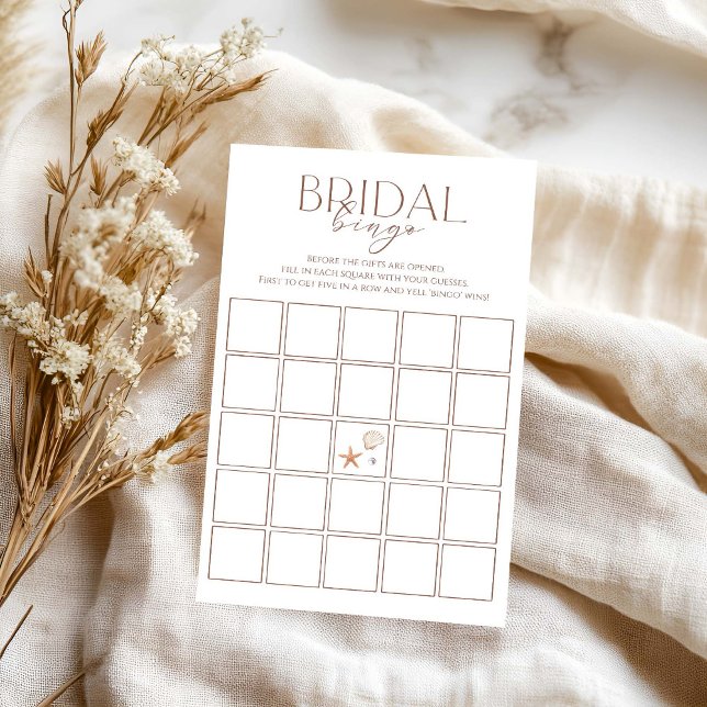 Küstensommer Brautparty Bridal Bingo (Von Creator hochgeladen)