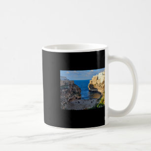 Küstenstadt Monopoli Aufkleber Kaffeetasse