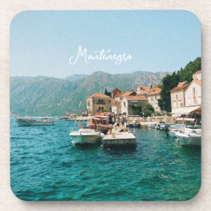 Küstenstadt Perast, Montenegro Getränkeuntersetzer