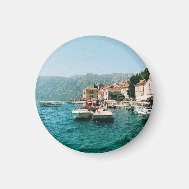 Küstenstadt Perast, Montenegro Magnet (Vorne)