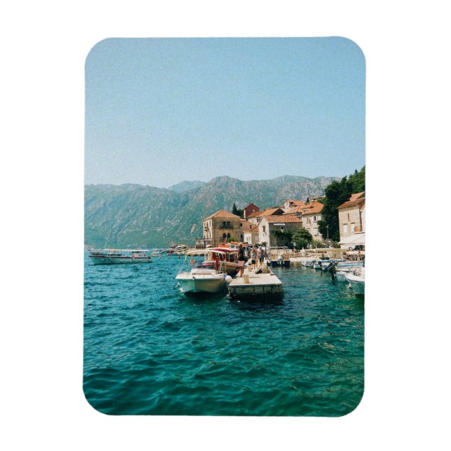 Küstenstadt Perast, Montenegro Magnet (Vertikal)