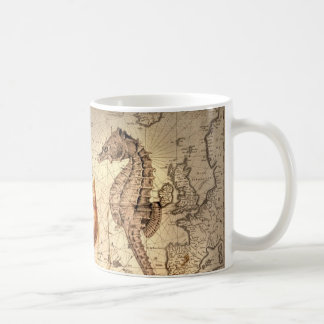Küstenstrand Starfish Seashell Seekarte Kaffeetasse
