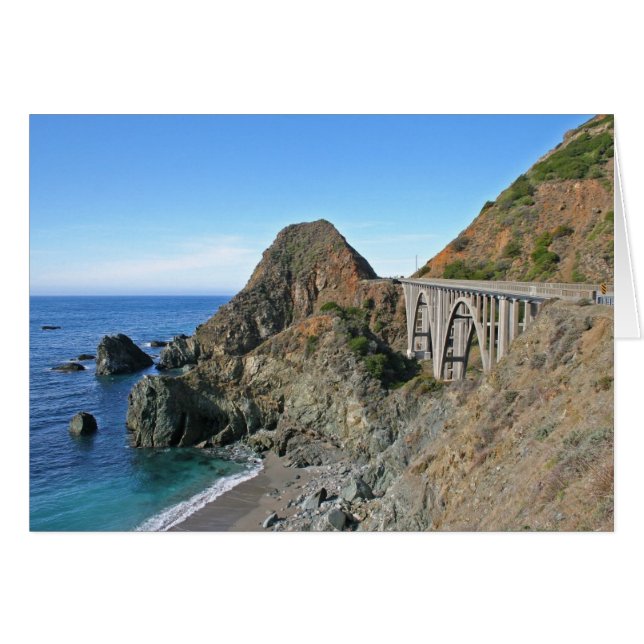 Küstenstraße 1 - Big Creek Bridge (Vorderseite (Horizontal))