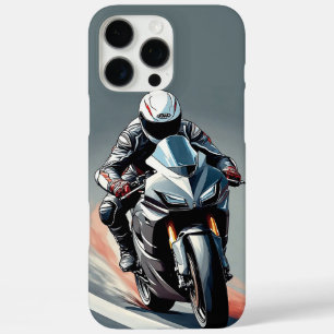 🌊 Küstenstraße Sportbike-Fahrer unter dem Ozean iPhone 16 Pro Max Hülle