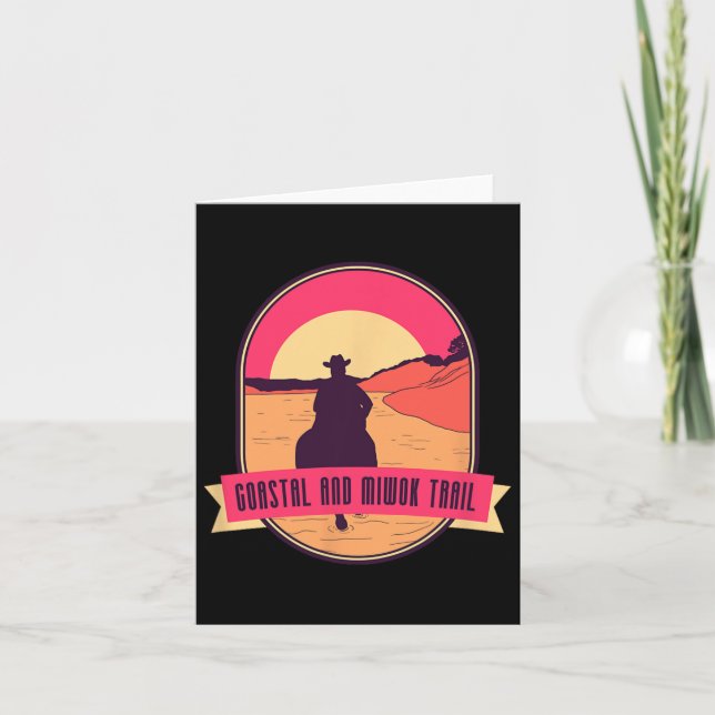 Küstenstraße und Miwok - Rodeo Beach Ri Karte (Vorderseite)