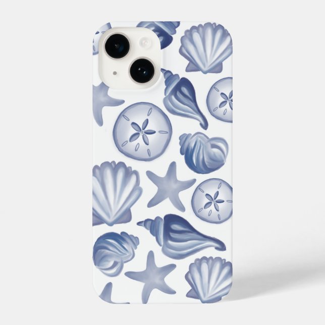 Küstenstreifen/Seashell Phonecase iPhone Hülle (Rückseite)