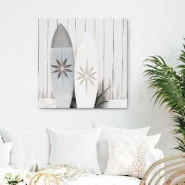 Küstensurfboard Foto Tropische Sommer Leinwand Pri