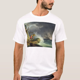 Küstenszene in einem Sturm, 1782 T-Shirt