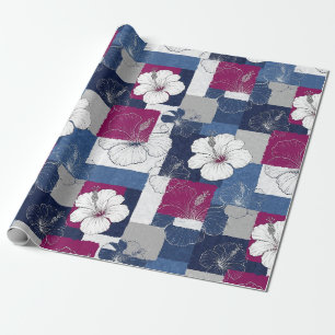 Küstentropisches Hibiskus-Muster (6) Geschenkpapier