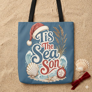 Küstentypografie für Weihnachten: Tis Sea Son