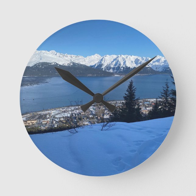 Küstenüberblick Wintermauer Uhr (Vorderseite)