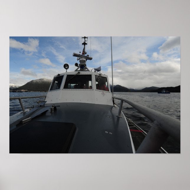 Küstenwache 41 Fuß Motorboot Poster (Vorne)