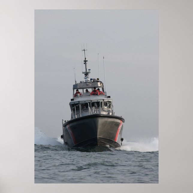 Küstenwache, 47 Fuß; Motor-Rettungsboot Poster (Vorne)