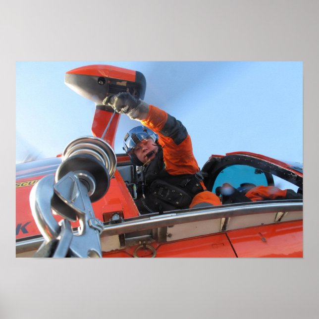 Küstenwache HH-65 Dolphin Hubschrauber Poster (Vorne)