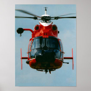Küstenwache HH-65 Dolphin Hubschrauber Poster