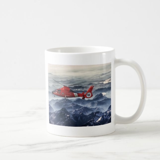 KÜSTENWACHE-HUBSCHRAUBER KAFFEETASSE (Rechts)